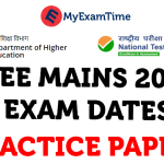 JEE Mains 2024 January Notification, Exam Dates and Practice Papers